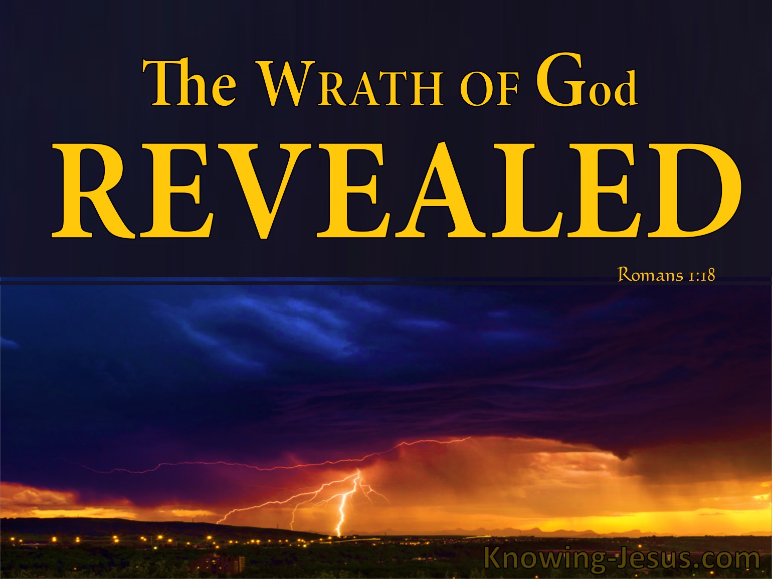 What Is God S Wrath In Romans 1